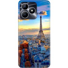 Adasena Realme Note 50 4g Kılıf Desenli Baskılı Tpu Rubber Kapak Pariste Bir Gün