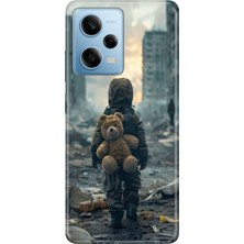 Adasena Xiaomi Redmi Note 12 Pro 5g Kılıf Desenli Baskılı Tpu Rubber Kapak Savaşa Hayır