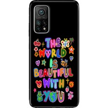 Adasena Xiaomi Mi 10T Pro Kılıf Desenli Baskılı Tpu Rubber Kapak With You