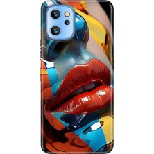 Adasena Reeder S19 Max Pro Kılıf Desenli Baskılı Tpu Rubber Kapak Makyaj