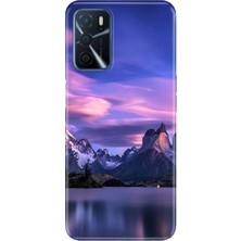 Adasena Oppo A16 Kılıf Desenli Baskılı Tpu Rubber Kapak Kuzey