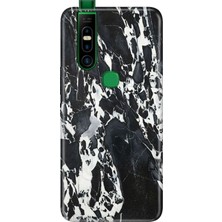 Adasena Infinix S5 Pro Kılıf Desenli Baskılı Tpu Rubber Kapak Sky Mermer