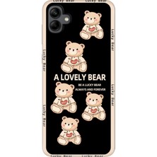 Adasena Samsung Galaxy A05 Kılıf Desenli Baskılı Tpu Rubber Kapak Smile Bear