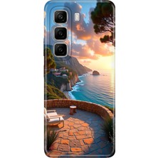 Adasena Infinix Hot 50 4g Kılıf Desenli Baskılı Tpu Rubber Kapak Seninle Burada