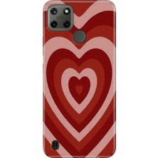 Adasena iPhone 7 Plus - 8 Plus Kılıf Desenli Baskılı Tpu Rubber Kapak Mat Kalp