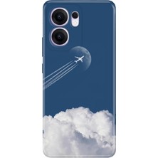Oppo Reno 13F Kılıf Desenli Baskılı Tpu Rubber Kapak Uçtum
