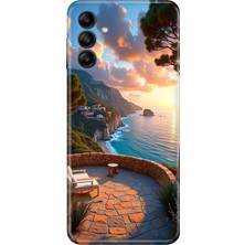 Adasena Samsung Galaxy S25 Fe Kılıf Desenli Baskılı Tpu Rubber Kapak Seninle Burada