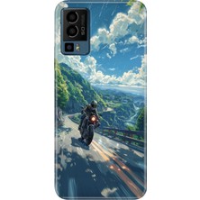 General Mobile Gm 23 Kılıf Desenli Baskılı Tpu Rubber Kapak Motorsiklet Aşkı