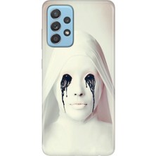 Samsung Galaxy A23 Kılıf Desenli Baskılı Tpu Rubber Kapak Rahibe