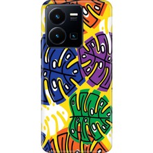 Vivo Y22S Y35 Kılıf Desenli Baskılı Tpu Rubber Kapak Vintage 1983