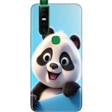 Adasena Infinix S5 Pro Kılıf Desenli Baskılı Tpu Rubber Kapak Panda