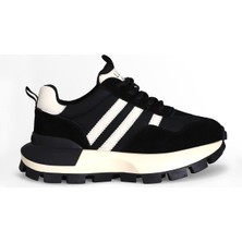 Lufian 122230053 Tatum Kadın Hakiki Deri Klasik Sneaker Siyah