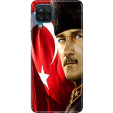Adasena Samsung Galaxy A12 M12 Kılıf Desenli Baskılı Tpu Rubber Kapak Mustafa Kemal