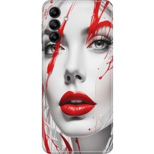 Samsung Galaxy A13 5g Kılıf Desenli Baskılı Tpu Rubber Kapak Lady