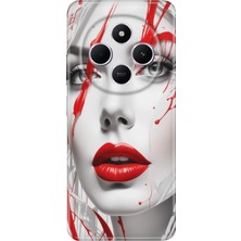 Adasena Xiaomi Redmi A4 5g Kılıf Desenli Baskılı Tpu Rubber Kapak Lady