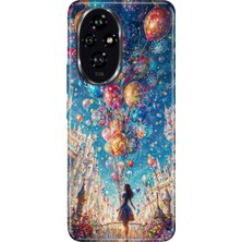 Honor 200 Kılıf Desenli Baskılı Tpu Rubber Kapak Mutlu Kız