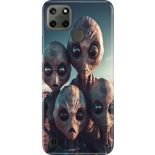 Adasena iPhone 7 Plus - 8 Plus Kılıf Desenli Baskılı Tpu Rubber Kapak Ufo