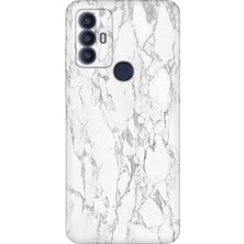 Adasena Tcl 30 Se Kılıf Desenli Baskılı Tpu Rubber Kapak Mono Mermer