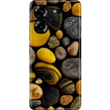 Adasena Tecno Pova 5 Kılıf Desenli Baskılı Tpu Rubber Kapak Renkli Taşlar