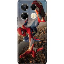 Adasena Infinix Note 40 Pro 5g Kılıf Desenli Baskılı Tpu Rubber Kapak Spiderrr
