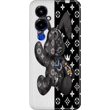 Adasena Tecno Pova 4 Pro Kılıf Desenli Baskılı Tpu Rubber Kapak Retrolv