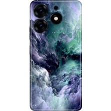 Adasena Tecno Spark 20 - 20C Kılıf Desenli Baskılı Tpu Rubber Kapak Sonsuzluk
