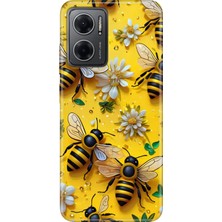 Senada Xiaomi Redmi Note 11E Kılıf Desenli Baskılı Tpu Rubber Kapak Arıların Dansı