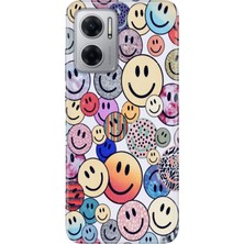 Senada Xiaomi Redmi 10 5g Kılıf Desenli Baskılı Tpu Rubber Kapak Emojix