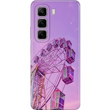 Senada Infinix Hot 50 4g Kılıf Desenli Baskılı Tpu Rubber Kapak Dönme Dolap