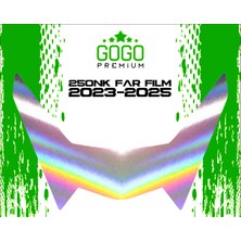 Gogo Cf Moto 250NK 2023 - 2025 Uyumlu Far Üstü Film Hologram