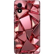 Adasena Tcl 303 Kılıf Desenli Baskılı Tpu Rubber Kapak Pembe Deco