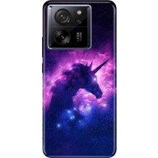 Xiaomi Mi 13T Pro Kılıf Desenli Baskılı Tpu Rubber Kapak Unicorn Cloud