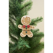 Asya Design Yılbaşı Kurabiye Adam Çam Ağacı Süsü 2’li Veya 4’lü Set