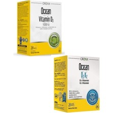 Orzax D3 1000 Iu Sprey 20 ML+D3K2 Vitamin 20 ml Damla