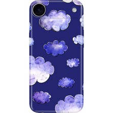 Adasena iPhone 17 Air Kılıf Desenli Baskılı Tpu Rubber Kapak Rüyadaki Bulut