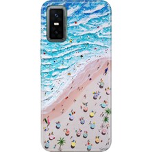 Adasena Infinix Gt 30 Pro Kılıf Desenli Baskılı Tpu Rubber Kapak Sahil