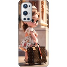 Adasena Oneplus 9 Pro Kılıf Desenli Baskılı Tpu Rubber Kapak LV12
