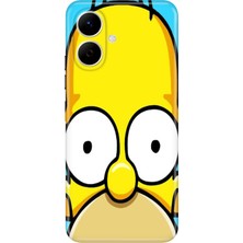 Adasena Tecno Spark Go 2 Kılıf Desenli Baskılı Tpu Rubber Kapak Simpsonface