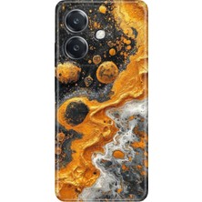 Adasena Oppo A3 4g Kılıf Desenli Baskılı Tpu Rubber Kapak Krater