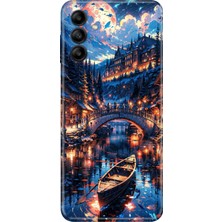 Samsung Galaxy A34 Kılıf Desenli Baskılı Tpu Rubber Kapak Venice Night