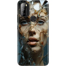 Senada Reeder P13 Blue Max 2021 128 GB Kılıf Desenli Baskılı Tpu Rubber Kapak Cam Kırığı
