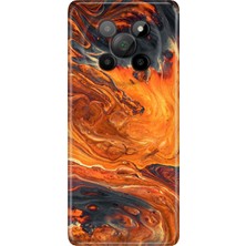 Adasena General Mobile Phoneix 5g Kılıf Desenli Baskılı Tpu Rubber Kapak Lav
