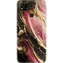 Xiaomi Redmi 10A Kılıf Desenli Baskılı Tpu Rubber Kapak Seattle-Mermer