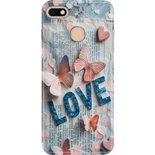 Adasena General Mobile Gm 8 Go Kılıf Desenli Baskılı Tpu Rubber Kapak Love Painting