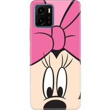 Adasena Vivo Y15S Kılıf Desenli Baskılı Tpu Rubber Kapak Minnie Love