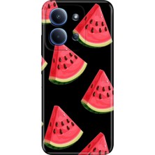 Senada Xiaomi Redmi 15C 4g Kılıf Desenli Baskılı Tpu Rubber Kapak Karpuz Dilimi