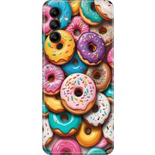 Senada Samsung Galaxy A16 Kılıf Desenli Baskılı Tpu Rubber Kapak Donut Cenneti