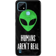 Senada Realme C21 Kılıf Desenli Baskılı Tpu Rubber Kapak Humans