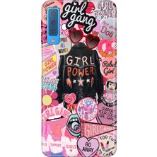 Senada Samsung Galaxy A7 2018 Kılıf Desenli Baskılı Tpu Rubber Kapak Girl Power