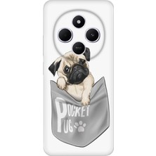 Adasena Xiaomi Redmi A4 5g Kılıf Desenli Baskılı Tpu Rubber Kapak Pocket Pug
